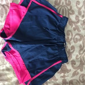 Pink and blue Biker shorts